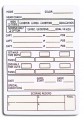 Plastic Football Referee Game Card
