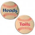 Heads/Tails Softball Stitch Replica Flip Coin