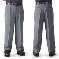 Smitty Heather Grey Pleated Combo Umpire Pants